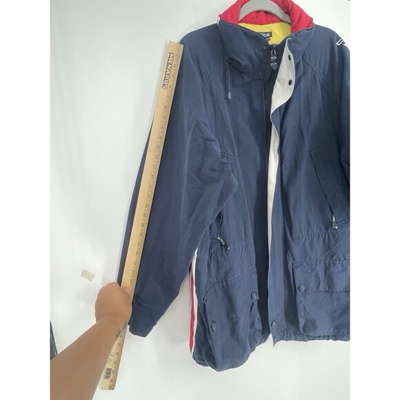 Vintage NAUTICA PERFORMANCE Embroidered Spell Out Sailing Jacket Coat Size XL - Picture 13 of 16